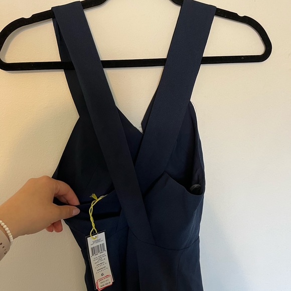 BCBG Midi Dress Navy - Picture 4 of 6